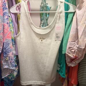 Lilly Pulitzer Cream Tank Top
